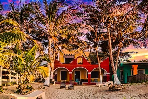 Beachfront Hacienda Del Cuyo Groundfloor Luaran gambar