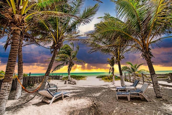 Beachfront Hacienda Del Cuyo Groundfloor Luaran gambar